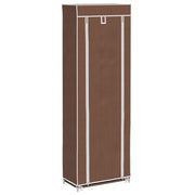 Scarpiera in Tessuto Richiudibile 57 x 29 x 162 cm Marrone cod mxl 49045