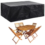 Coperture Arredi Giardino | Telone per mobili da esterni 2 pz 8 Occhielli 242x162x100 cm