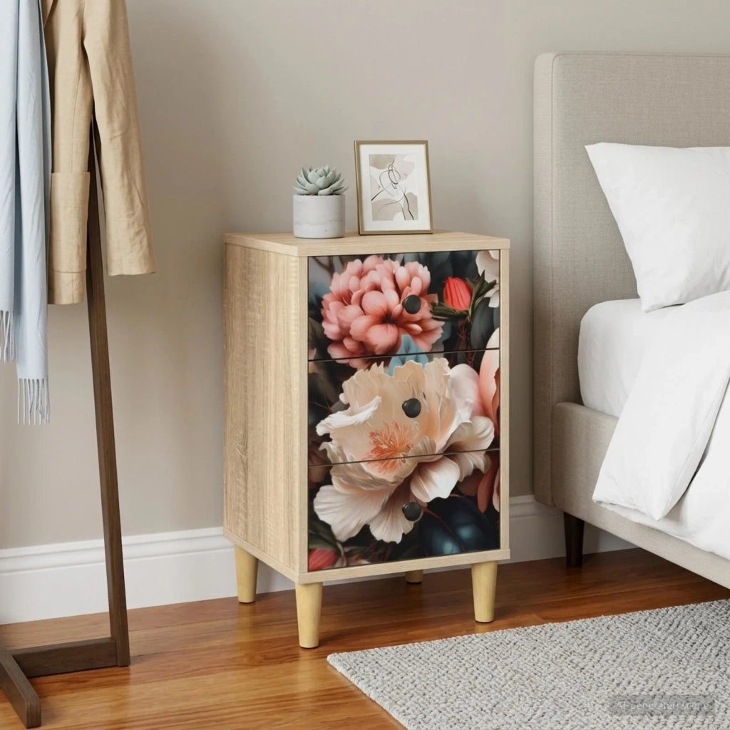 Armadio da Notte BORNE Rovere Sonoma 36 x 33 x 60 cm 8007283