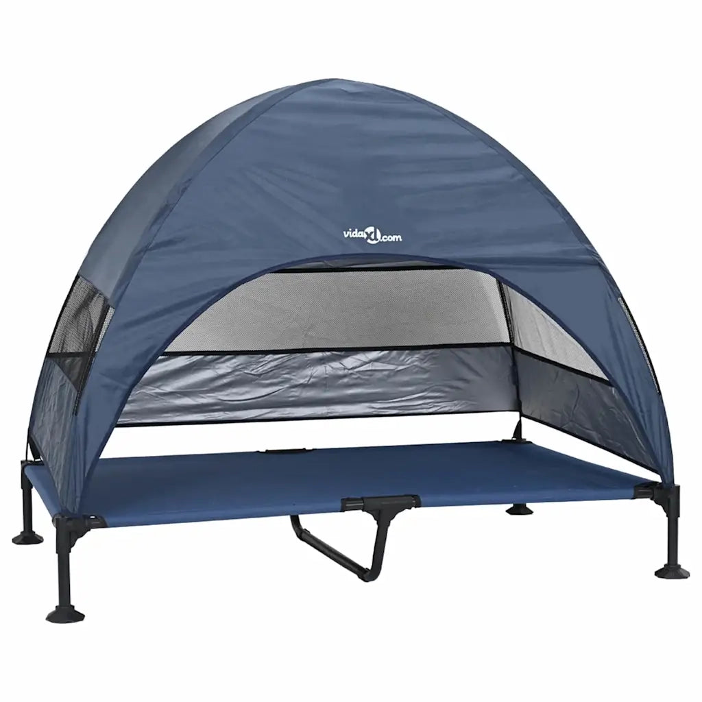 Letto per Cani Elevato Blu navy 127 x 81 x 108 cm 42008223