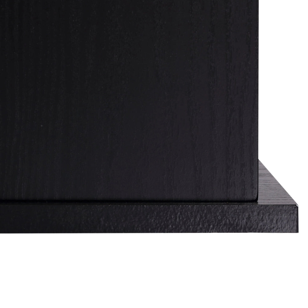 Scrivania Porta PC Moderna Tavolo da Ufficio con Ripiani Tastiera Scorrevole 152x60x88 cm Nero