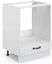 Mobile per forno da incasso Fame-Line, Bianco casa di campagna, 60 cm senza piano di lavoro, per la combinazione con altri moduli della serie Fame-Line