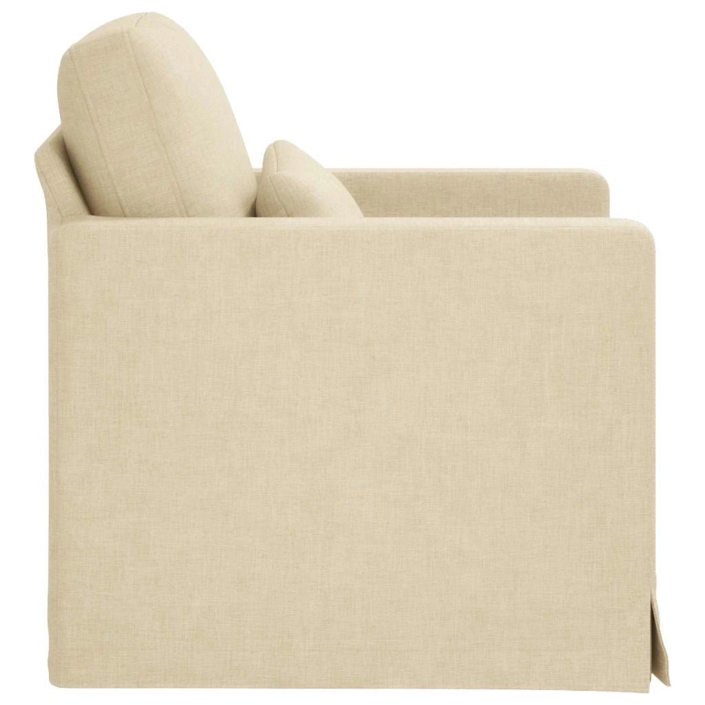 Divano | Divano da soggiorno | Sofa Crema 78 x 78 x 80 cm Tessuto