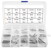Set di Spigoli in Acciaio Inossidabile da 150 Unità - Assortimento M1-M3 - Spigoli Elastici - Per Auto - Utilizzo Duraturo - Spigoli di Raccordo