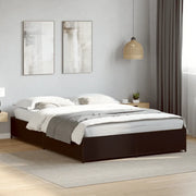 Giroletto Nero 140x190 cm in Legno Multistrato e Metallo 3279852
