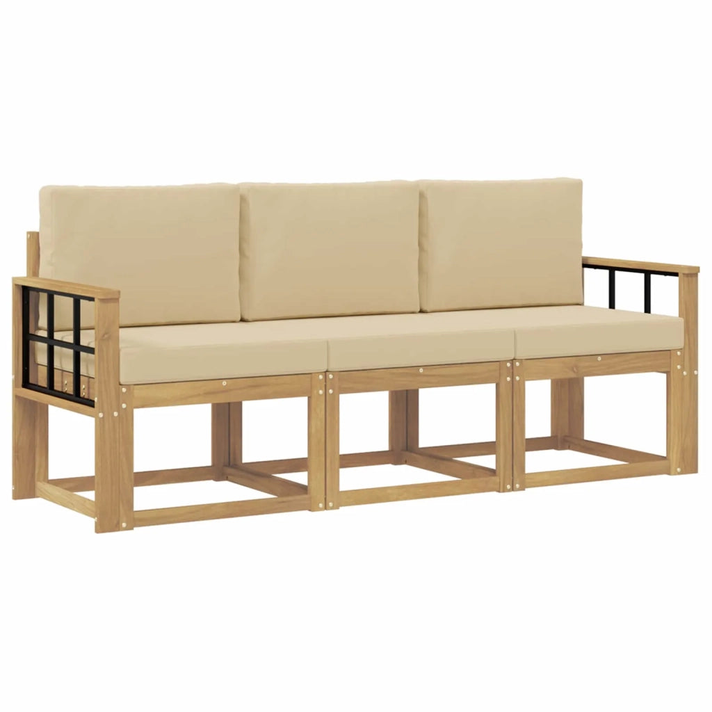 Set di divani da esterno 3 pz 3387187