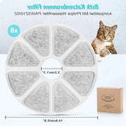 Filtri di sostituzione per accessori per gatti - compatibili con fontane per gatti - pacchetto da 8 pezzi