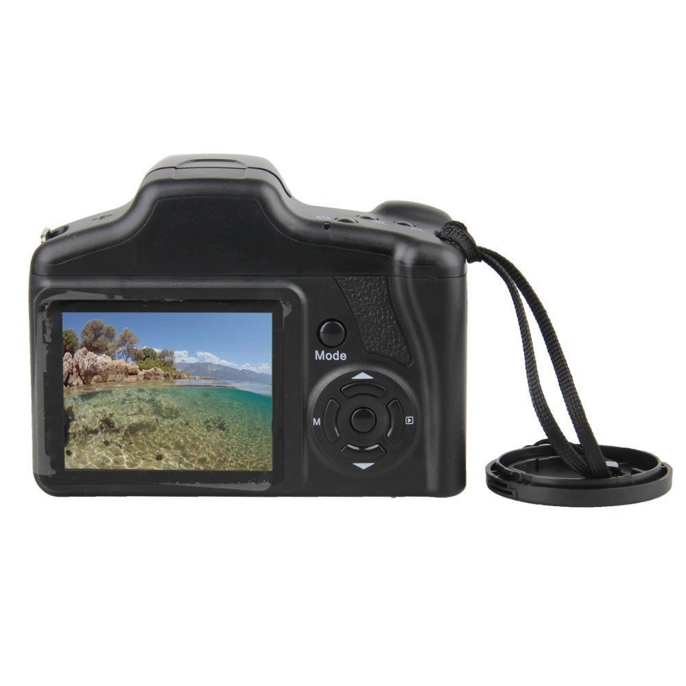 Trade Shop - Fotocamera Reflex Digitale Con Obiettivo Grandangolre Lente Ir Display 12 Mpx -