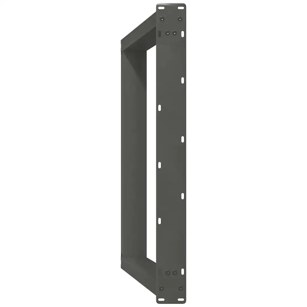 Gambe per tavolo da pranzo a forma di U 2 pz Antracite 70x(72-73) cm Acciaio