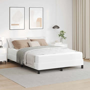 Struttura del letto Bianco Puro 140 x 190 cm Tessuto