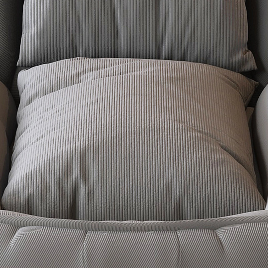 Divano Relax Pieghevole 180×90×26 cm con Schienale 90°-180°; 2 Cuscini e Telaio in Metallo