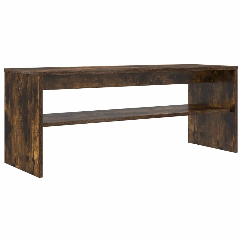 Mobile TV Rovere fumé 100 x 35 x 40 cm Legno multistrato
