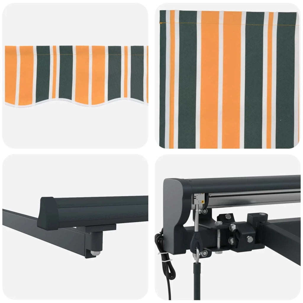 Struttura della tenda Verde e Giallo 500 × 300 cm 3331458