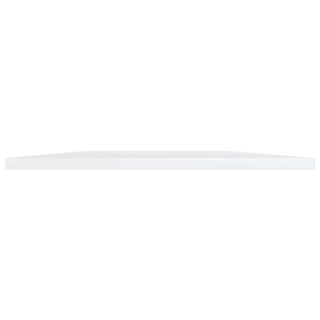 Ripiani per Libreria 8pz Bianco Lucido 80x40x1,5cm Multistrato 805341
