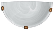 Plafoniera Candellux DUNA 11-38688 ottone bianco E27 30cm