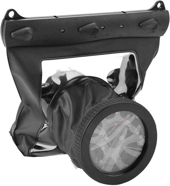 Borsa di Protezione per Fotocamera Subacquea - Impermeabile fino a 20m - Nero