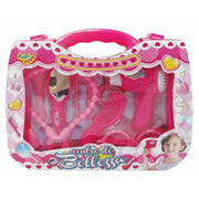 Trade Shop - Centro Di Bellezza Phon Pettine Specchio Accessori Giocattolo Gioco Bambina -