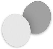 Onderzetters in cartone, 40 pezzi, Ø 10,7 cm, colore grigio bianco, ideali per occasioni e feste o per attività di crafting