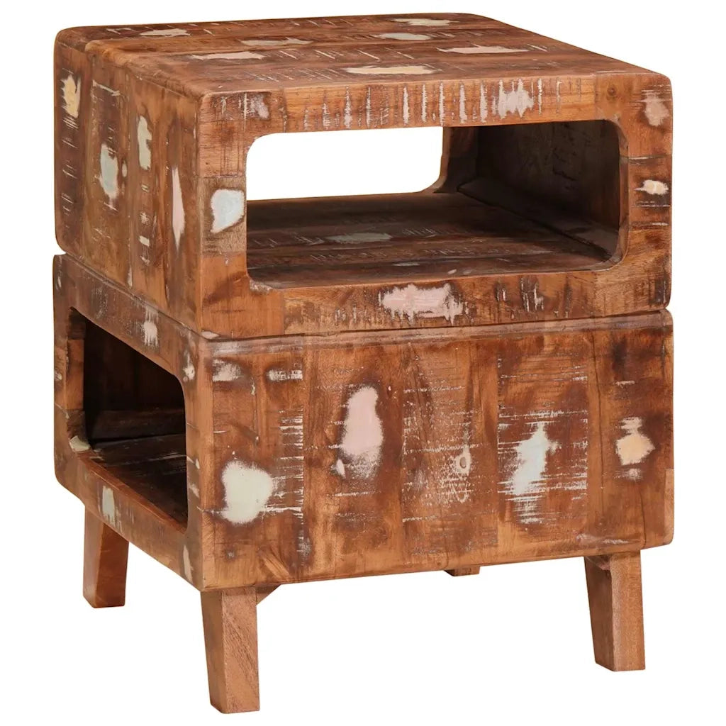 Tavolino Marrone 40 x 40 x 49 cm Legno Recuperato Massello 4104554