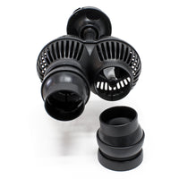 JVP-202AB Pompa di movimento doppia per acquari 12000l/h 24W con supporto a magnete