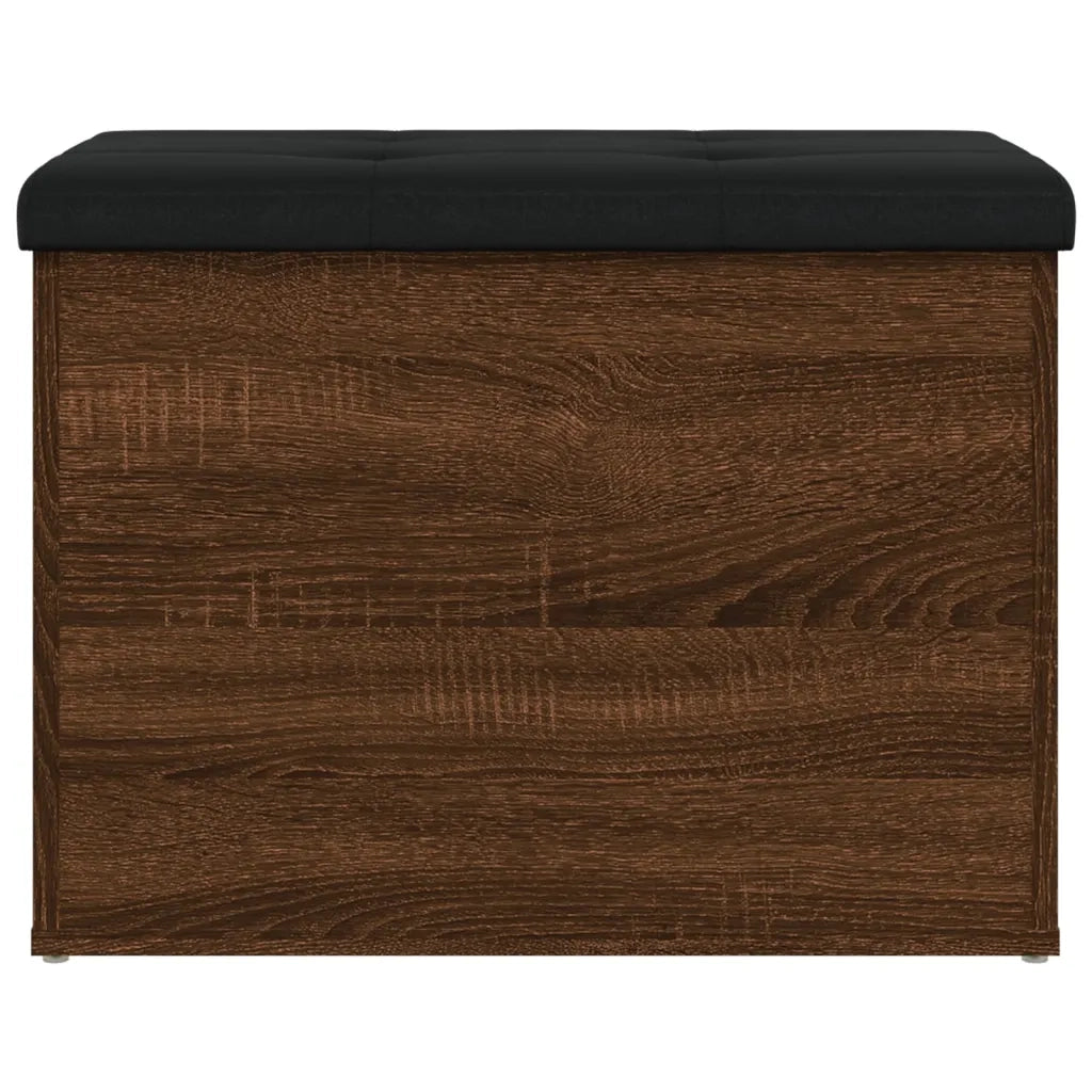 Panca Portaoggetti Rovere Marrone 62x42x45 cm Legno Multistrato 835046