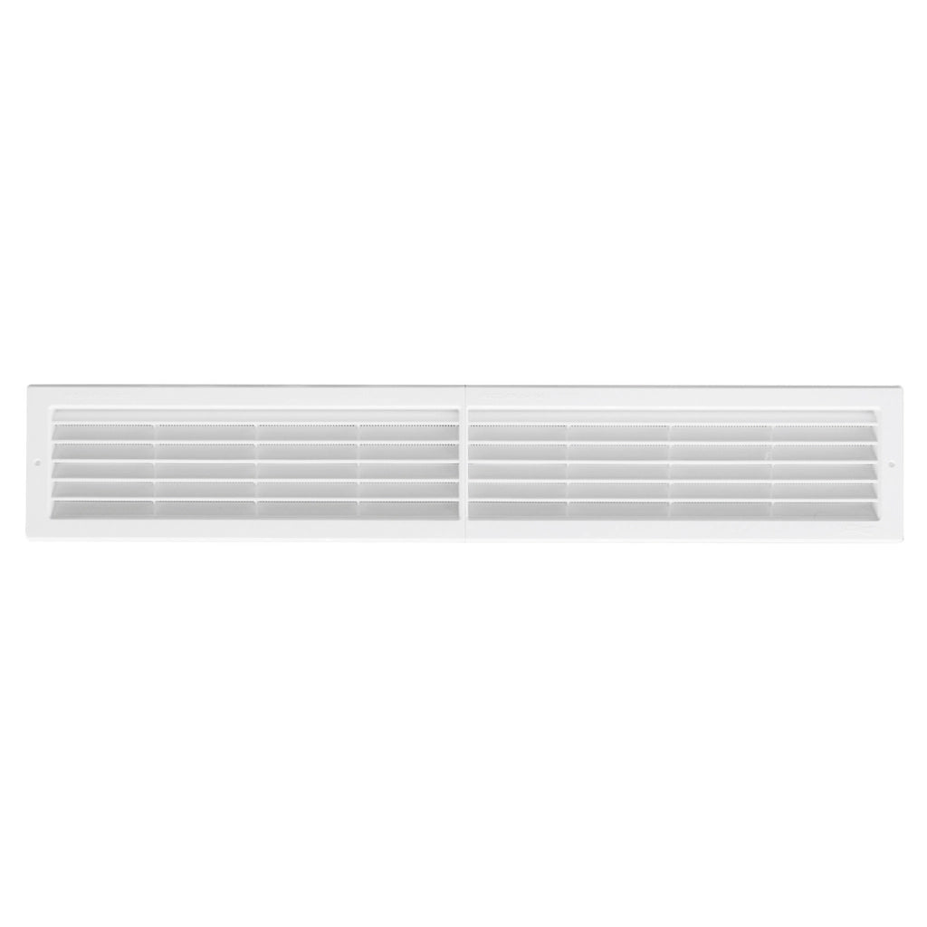 GRIGLIA DA INCASSO CON RETE L. 706 X  H. 130 MM- Bianco- FIRST- pezzi 1