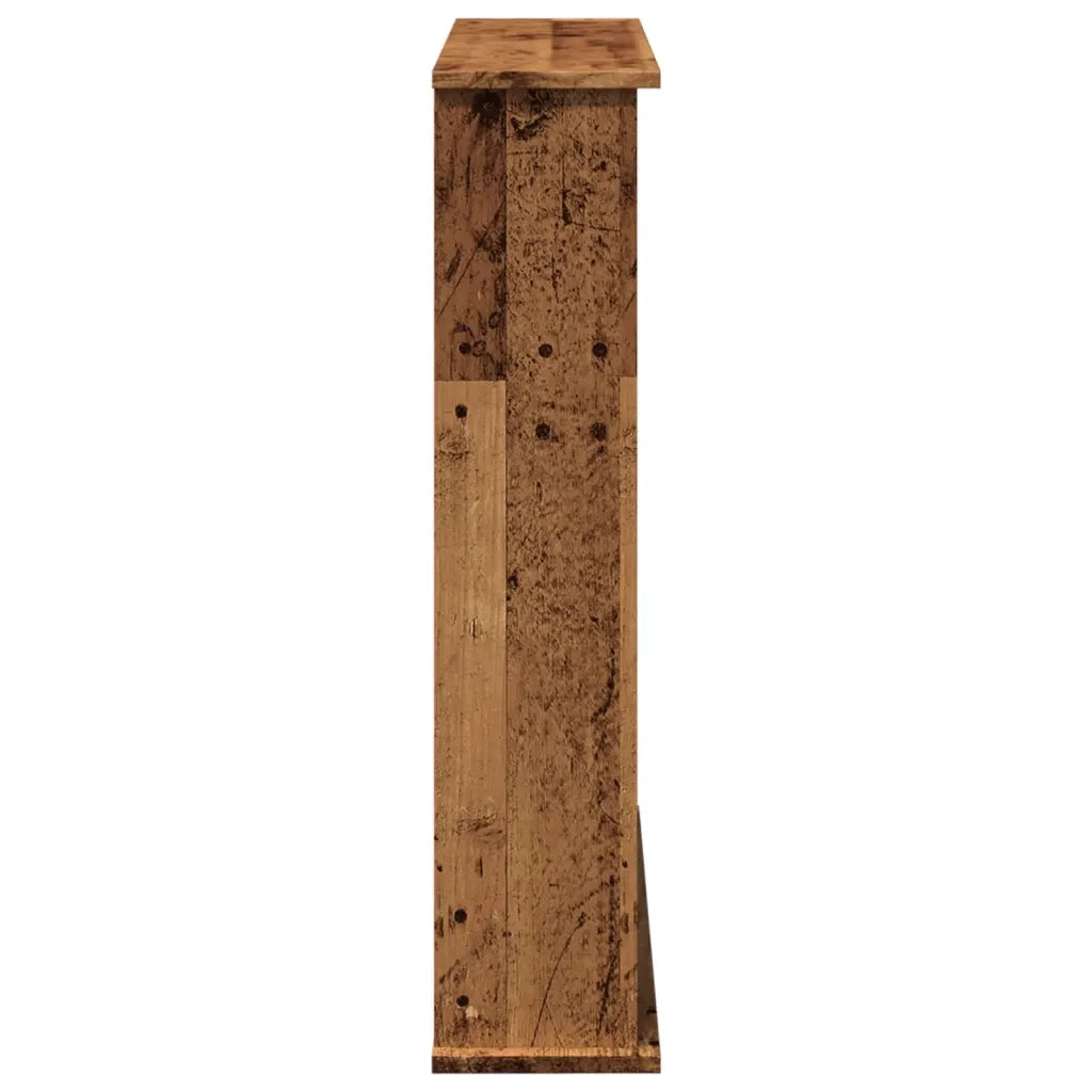 Cornice per Camino Legno Antico 75x20x87,5 cm in Truciolato CFW3020105