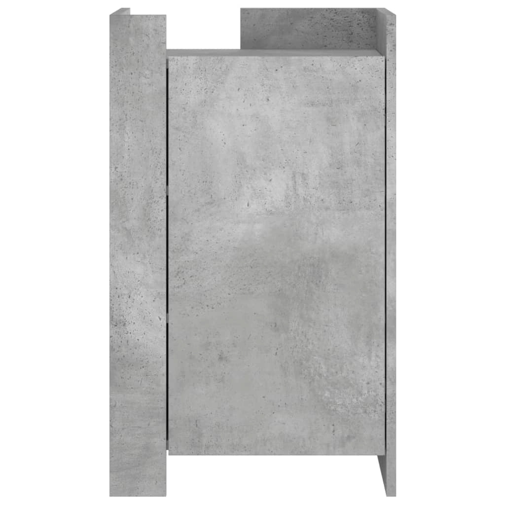 Buffet credenza cassettiera armadio mobile contenitore organizer per cucina soggiorno salotto 45 x 35 x 75 cm legno ingegnerizzato grigio 02_0031940
