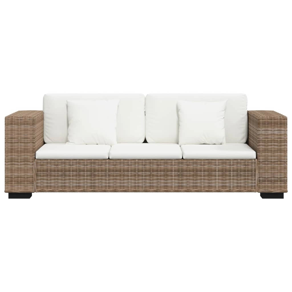 Divano letto a 3 posti letto per gli ospiti trasformabile divano letto per soggiorno letto pieghevole per soggiorno casa da interno set da 8 pezzi vero rattan 02_0018902