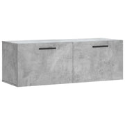 Mobile contenitore a parete 100 x 36,5 x 35 cm pratico stile contemporaneo legno grigio cemento 02_0048895