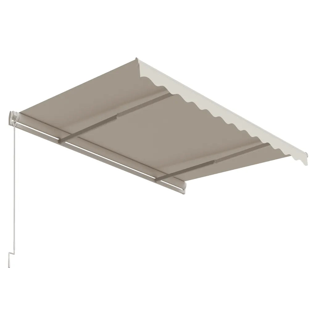Tenda da Sole Retrattile-Tenda parasole per Patio Automatica 300x250 cm Crema