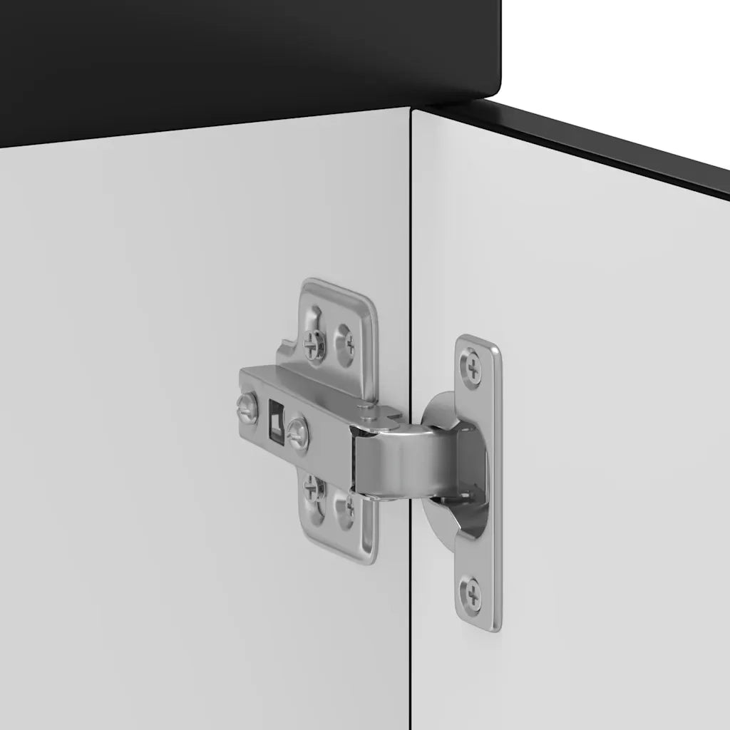 Base da Cucina Kalmar Nero in Legno Multistrato 853478
