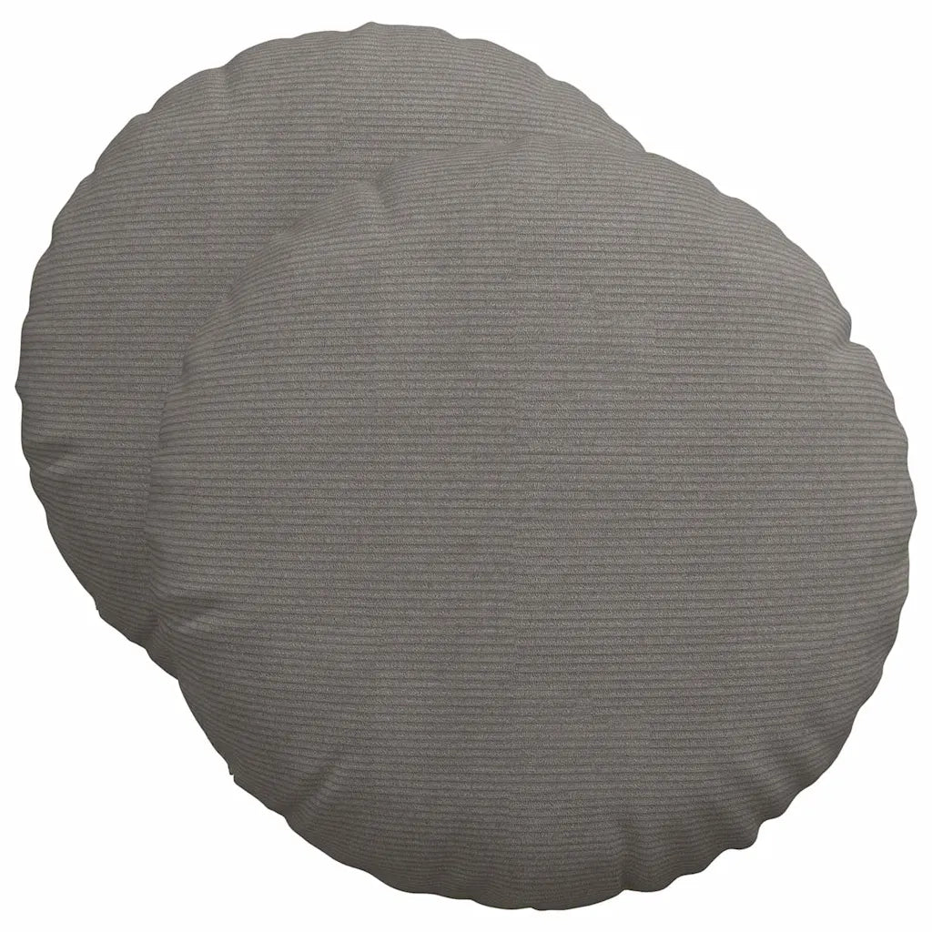 Cuscini per Seduta 2 pz | Cuscini per sedie Grigio chiaro ?50 x 19 cm