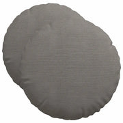 Cuscini per Seduta 2 pz | Cuscini per sedie Grigio chiaro ?50 x 19 cm