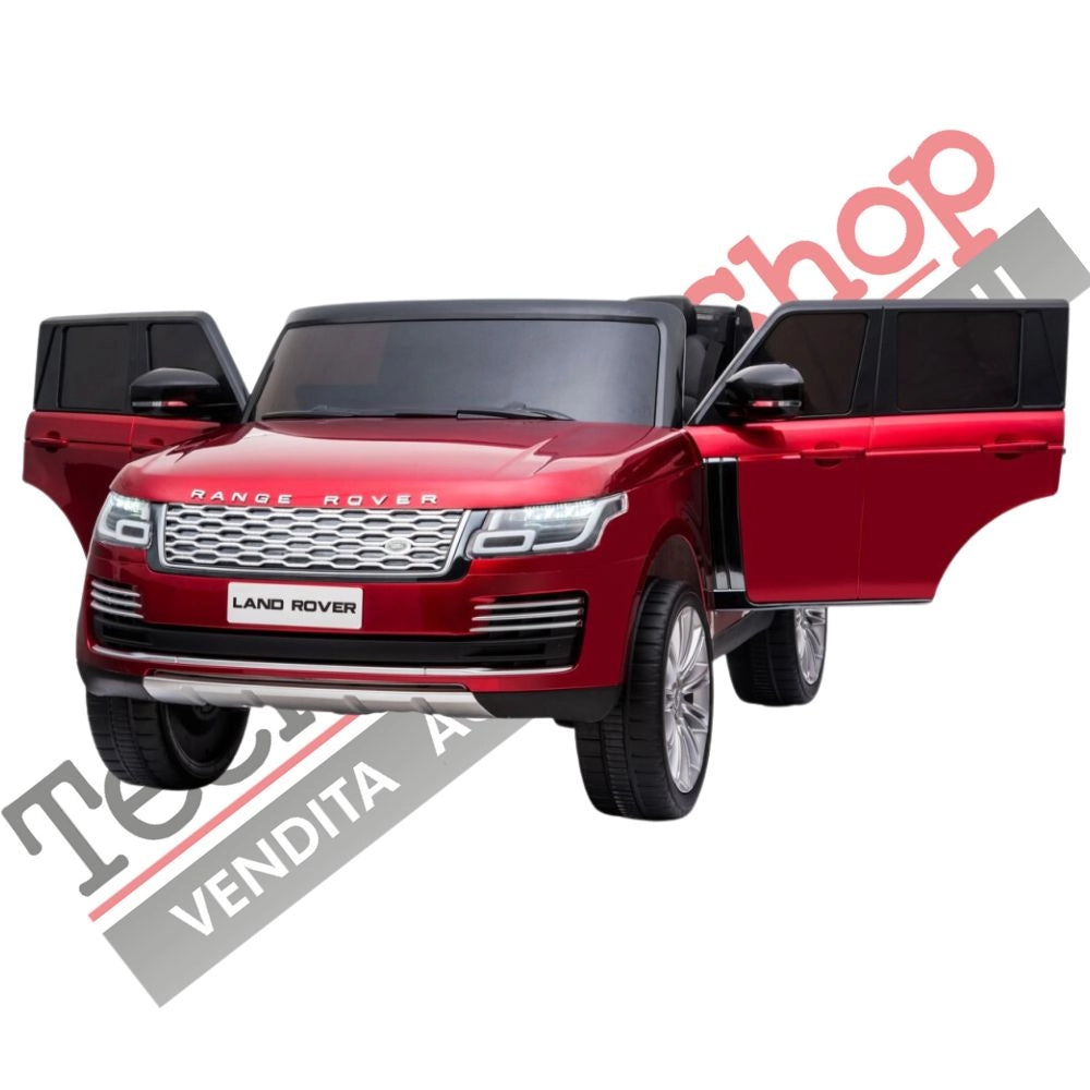 Auto Elettrica Per Bambini Land Rover Range Rover Sport HSE 2 Posti -  Verniciata-Rosso