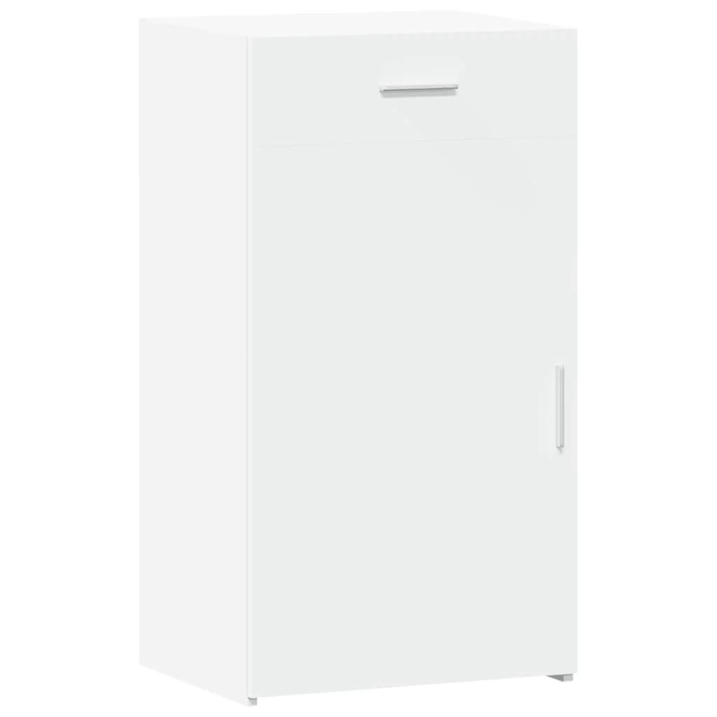 Buffet credenza cassettiera armadio mobile contenitore organizer per cucina soggiorno salotto 50 x 42,5 x 93 cm legno ingegnerizzato bianco 02_0030320