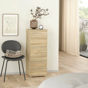 Cassettiera Abelarda, Settimino multiuso, Comò camera da letto, Mobile con cassetti, 40x40 h107 cm, Quercia