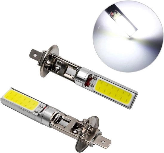 Fari Anteriore LED 12V - 7,5W 6000K - Lampade di Giorno con Effetto Xenon Bianco - Fari per Auto (Pacco da 2)