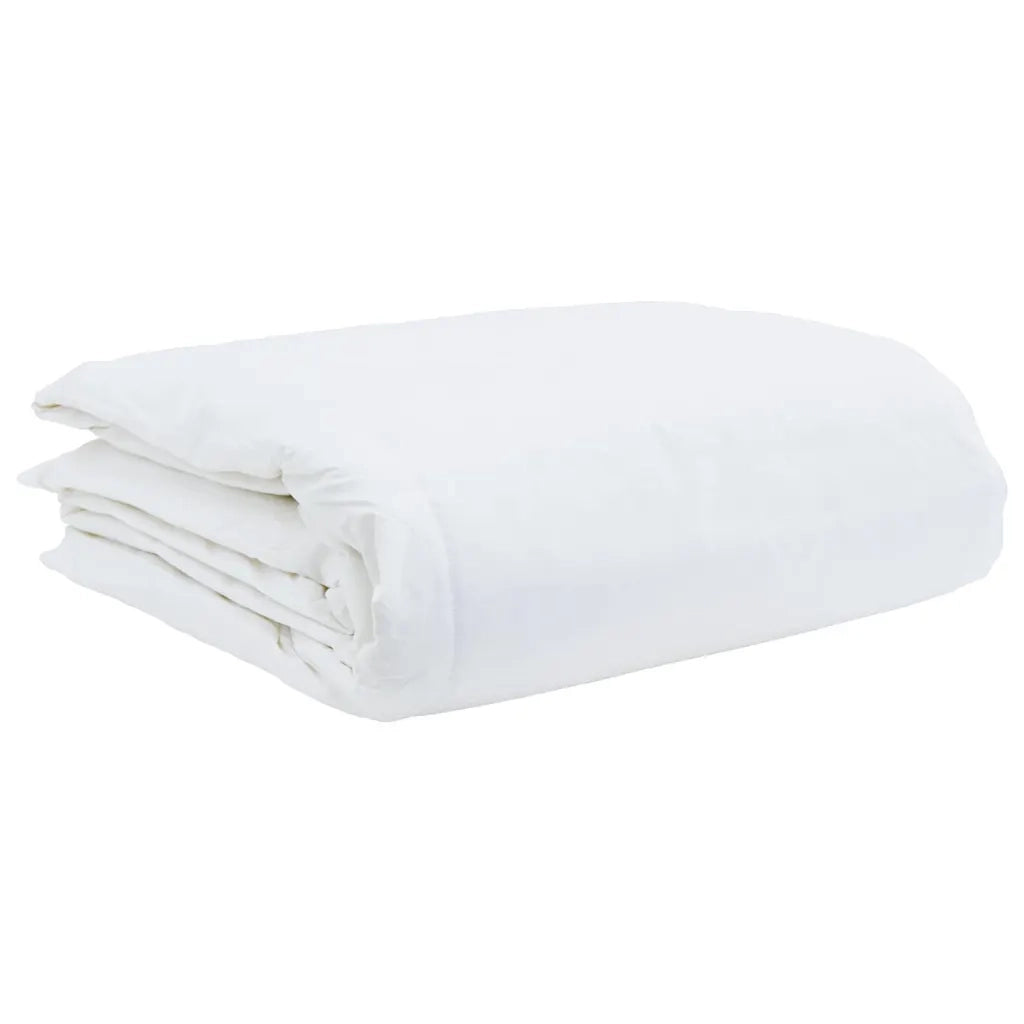 vidaXL Quilt e Piumini Bianco 240 x 260 cm Piume