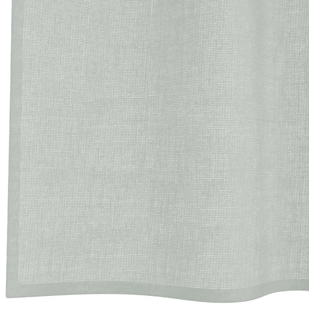 Tende in Voile con Occhielli 2 pz Grigio Chiaro 140x260 cm 4102111