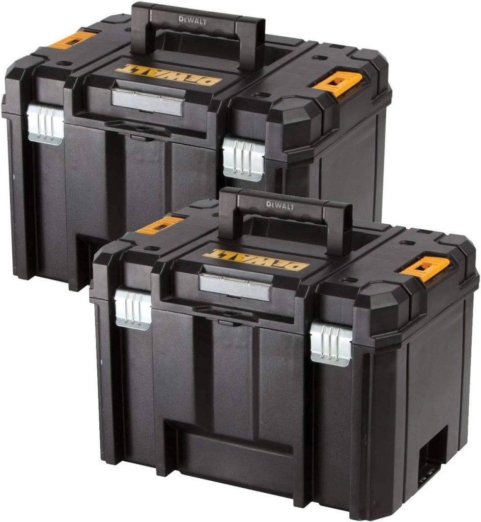 DeWalt DWST1-71195 TSTAK VI - Valigetta per attrezzi profonda, resistente, confezione da 23L, senza vassoio e intarsi, colore: Nero