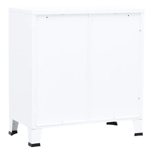 Armadio Classificatore Industriale Bianco 75x40x80 cm Acciaio 339626
