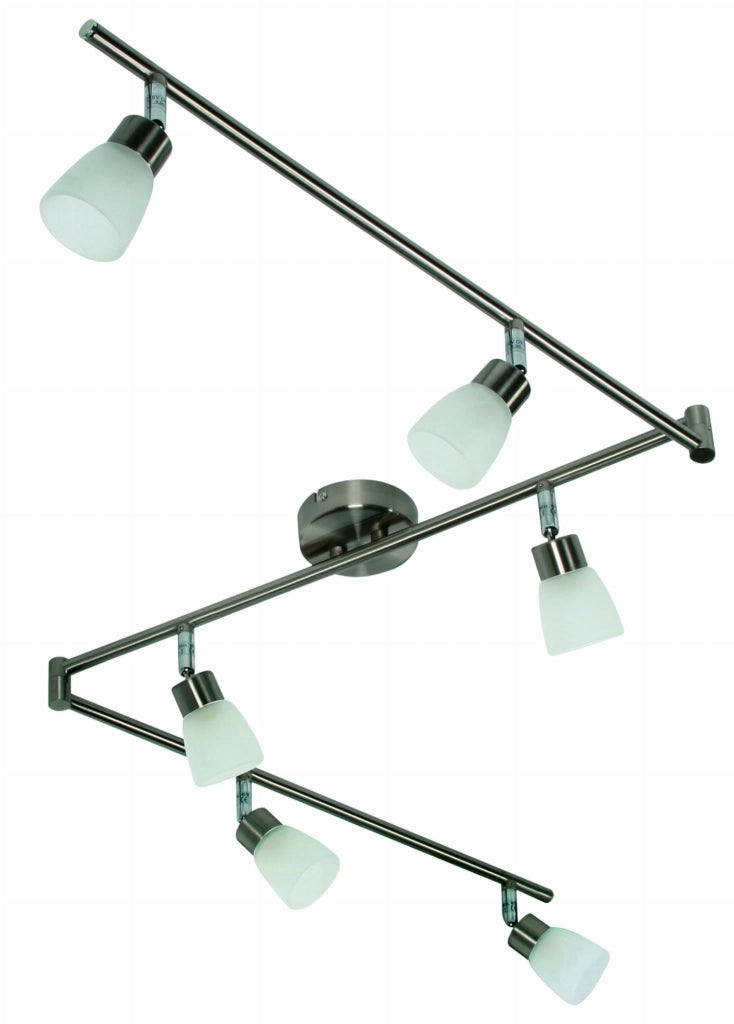 Lampadario Candellux Drops 6xG9 cromo bianco 96-84050