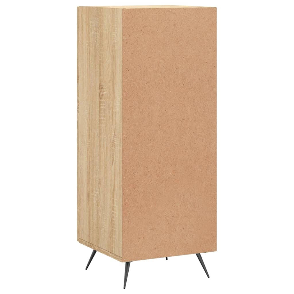 Buffet credenza cassettiera armadio mobile contenitore organizer cucina soggiorno rovere Sonoma 34,5 x 34 x 90 cm legno ingegnerizzato marrone 02_0031536