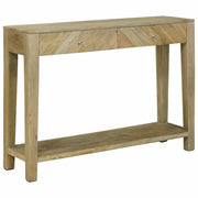 Tavolo Consolle | Tavolo d'Ingresso con cassetto Grigio naturale 110 x 30 x 80 cm