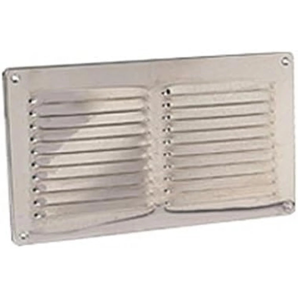 Griglia in alluminio 250x140 mm con rete vecamco 9695-804-600