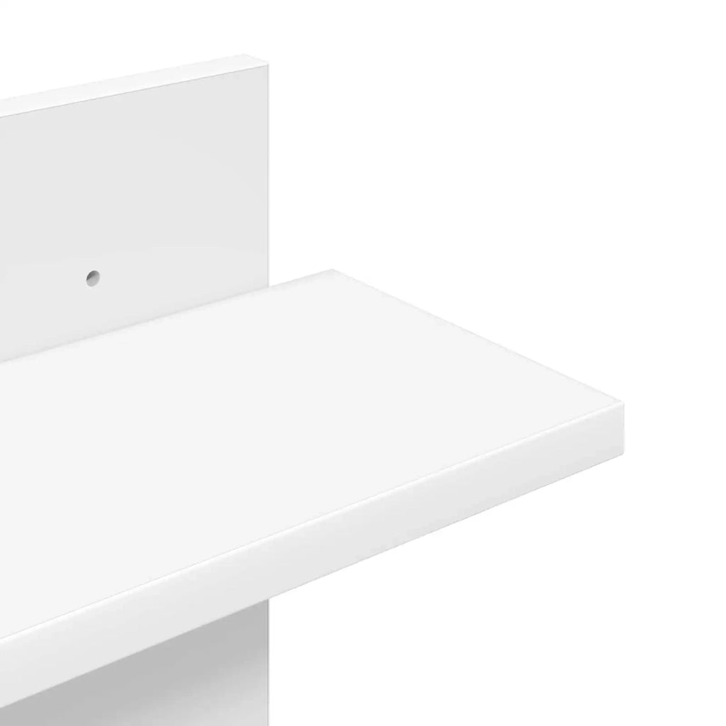 Mensola a muro flottante Bianco 48,5 x 15 x 101 cm 8012196