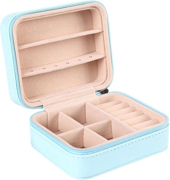 Cassa per gioielli - Scatola per gioielli - Cassetto di archiviazione - Piccola cassa per gioielli di lusso per viaggi - Scatola per gioielli compatta - Scatole di archiviazione con coperchio piccole