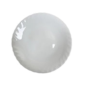 PRIMA 1 PZ PIATTO FRUTTA IN VETRO OPALE LUCIDO ELEGANTE RESISTENTE LAVABILE IN LAVASTOVIGLIE DIAMETRO 20 CM