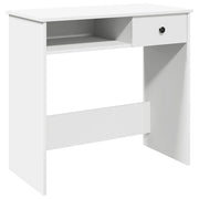 Scrivania | Tavolo da Ufficio Bianca 80x40x75 cm in Legno Multistrato